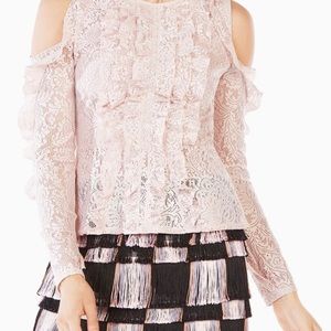 BCBGMaxazria lace shirt